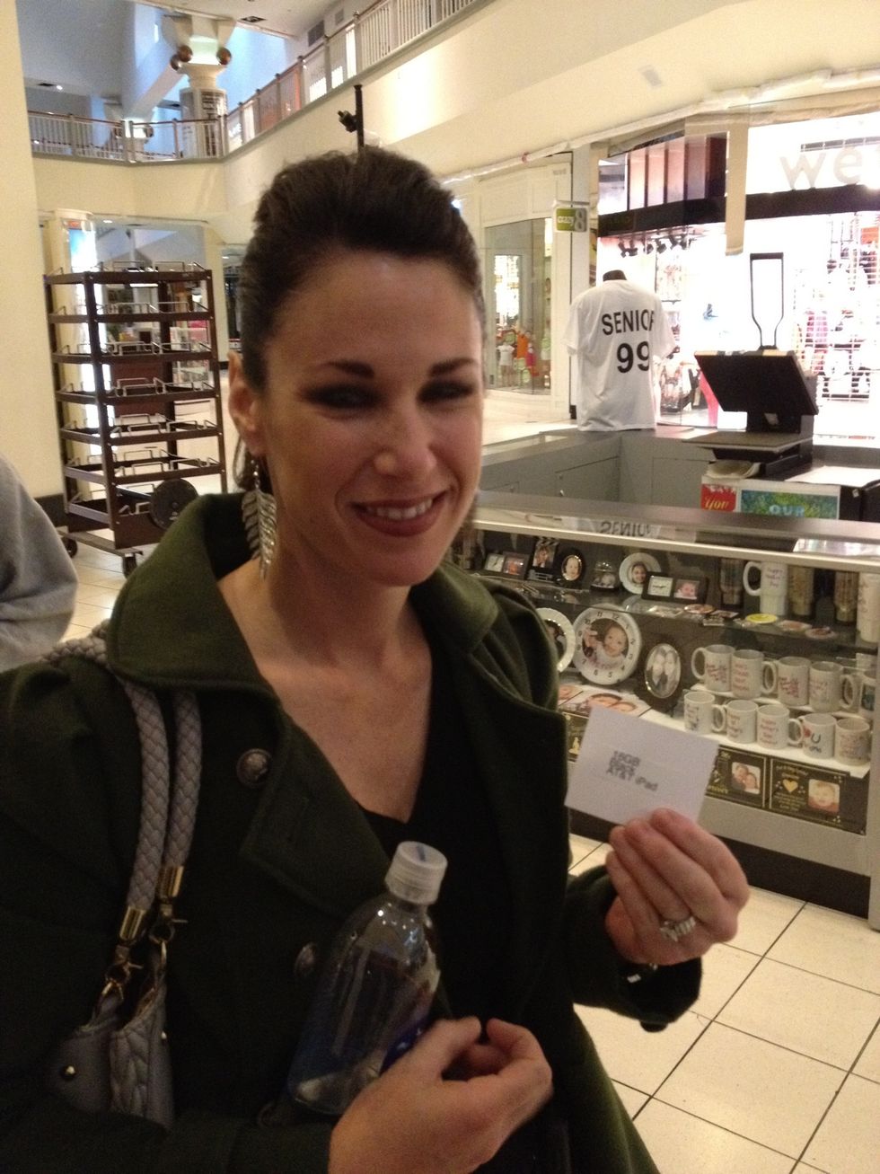 hang on to that card! You need it to get your iPad.