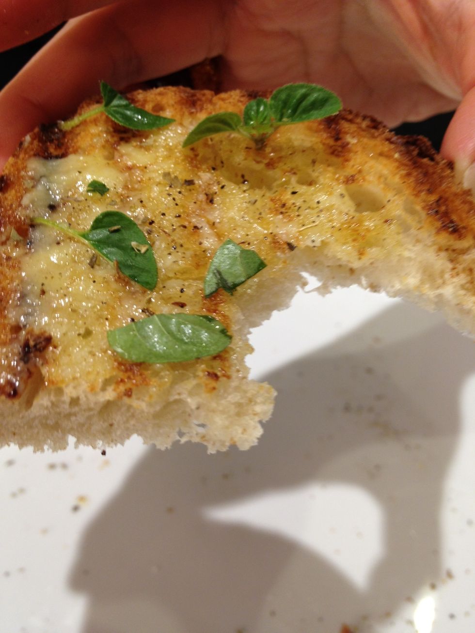 Have a bite. It should make a crunchy sound