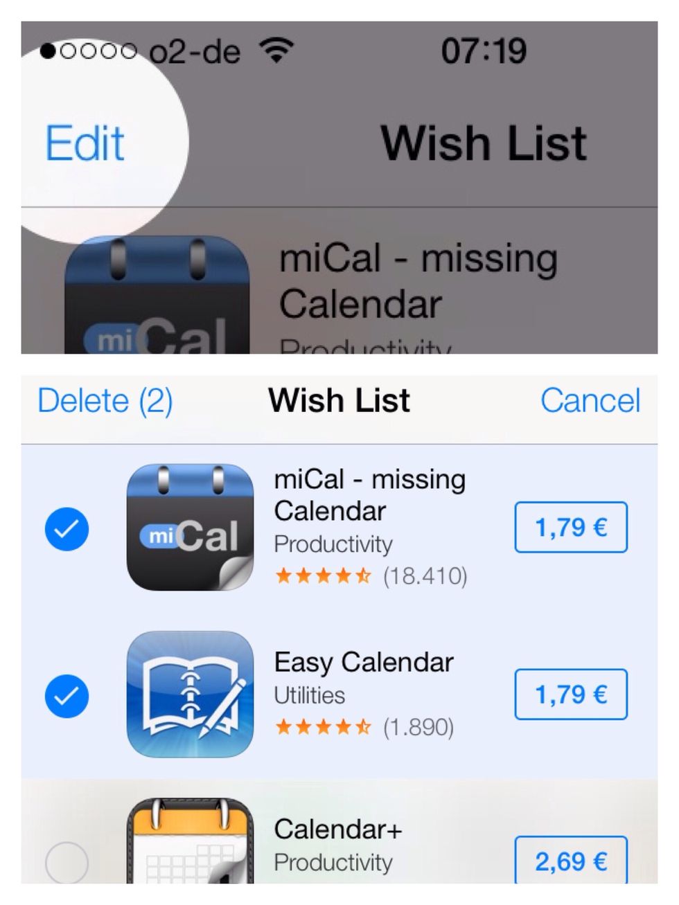 Have a closer look at each of them and delete the ones that are not as good as the others. (This is actually just a random selection, I'm still happy with the Apple Calendar.app)