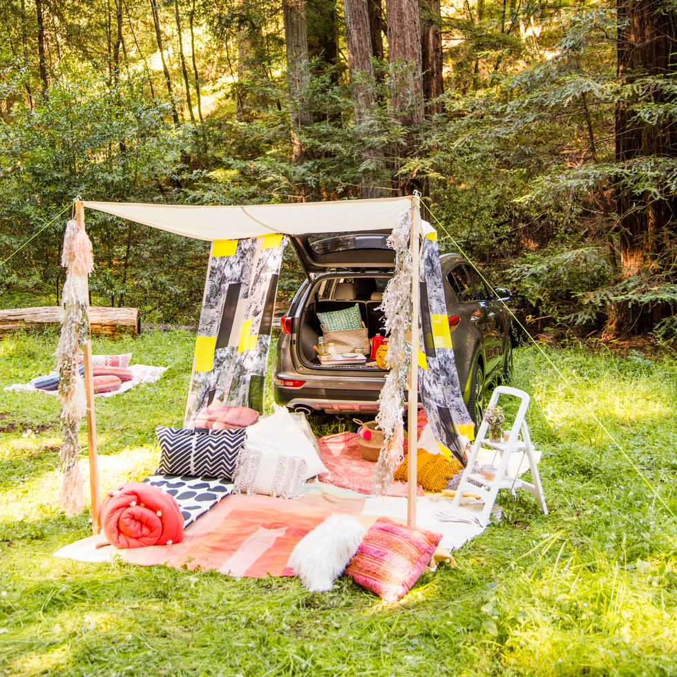 How to make a diy trunk canopy - B+C Guides