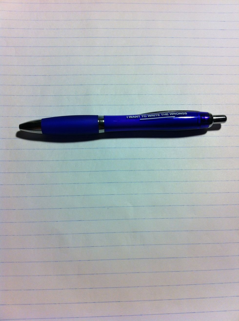 Have a pen that is not too light or thin. It is also nice if the end of the pen is slightly heavier than the tip (however, only by a little). That being said, don't have too thick/heavy of a pen.