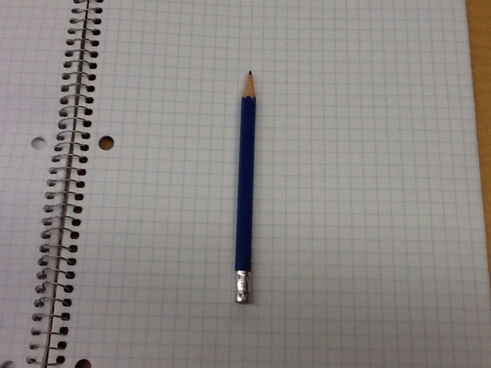 Have a sharp pencil