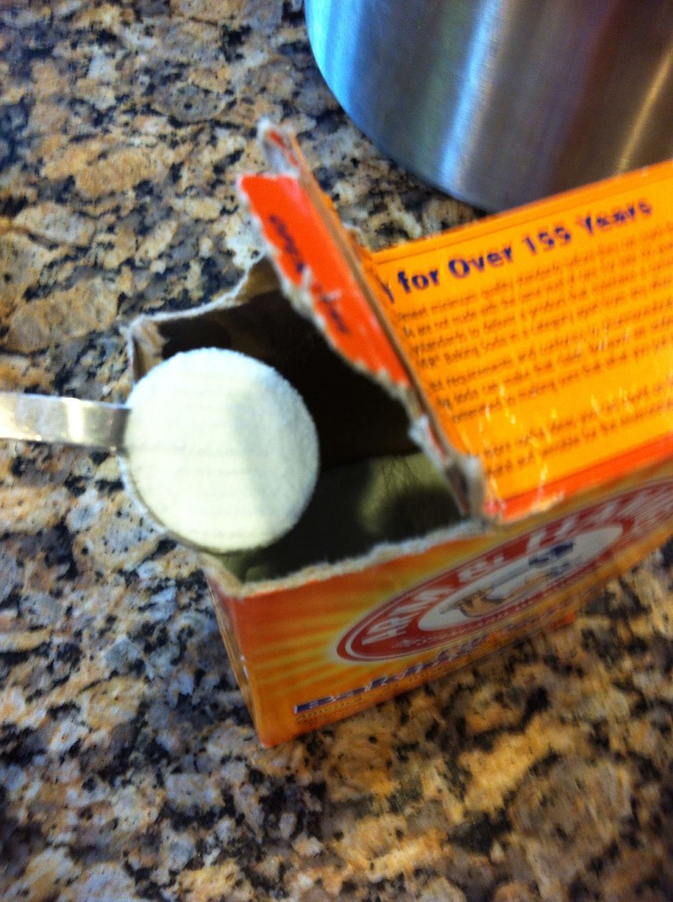 Have a tsp of baking soda ready. Once it's finished the five minutes boiling, remove from stove and add your soda. This will cause the caramel to bubble and thicken