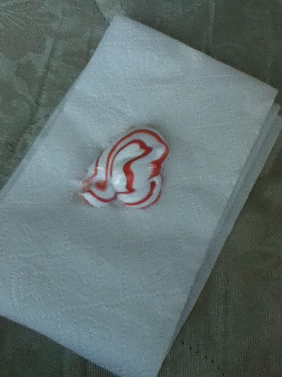 Have about this much toothpaste