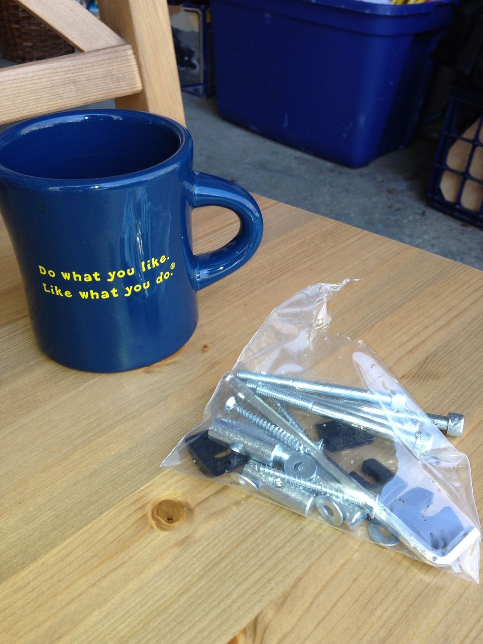 Have coffee ready. Especially one in inspirational mug. Don't lose pieces all over floor