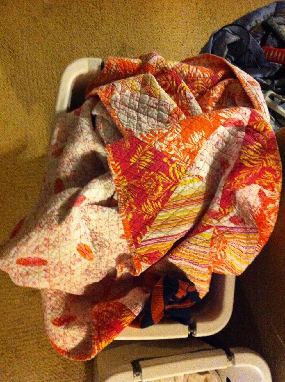 Have extra basket for rest of family to place their items. Sort from this basket into your presorted baskets. Turn clothes right side out, empty pockets, etc.