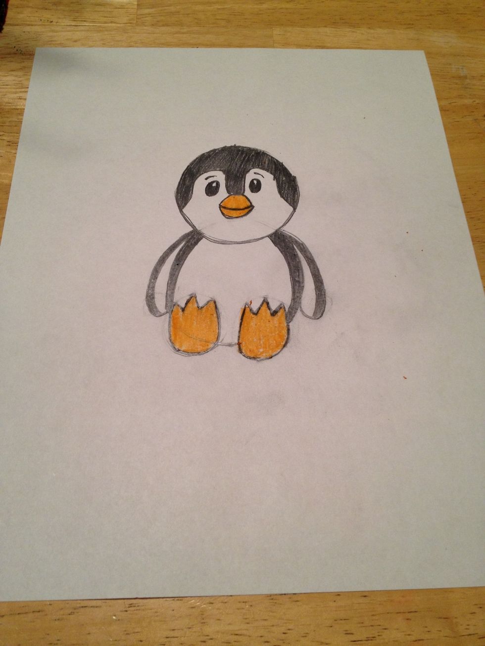 Have fun coloring your penguin!