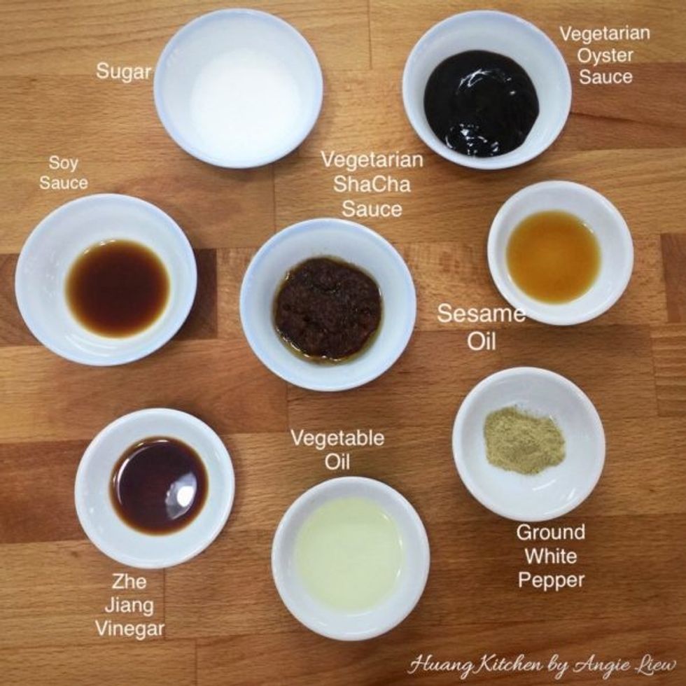 Have ready all the seasonings needed. And we're ready to cook the sauce.