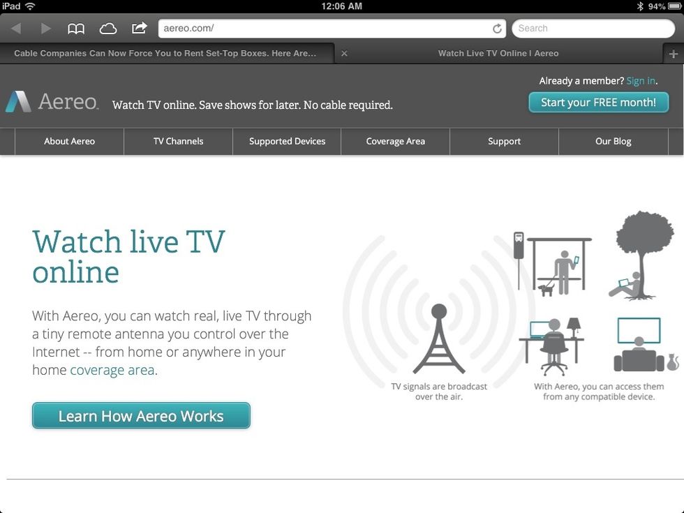 Have you heard of AEREO? Watch live TV online? So far they are only set up for NEW YORK and ATLANTA, GA