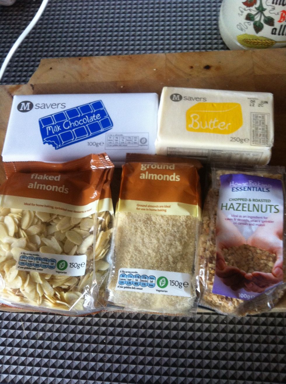 Have your ingredients ready.