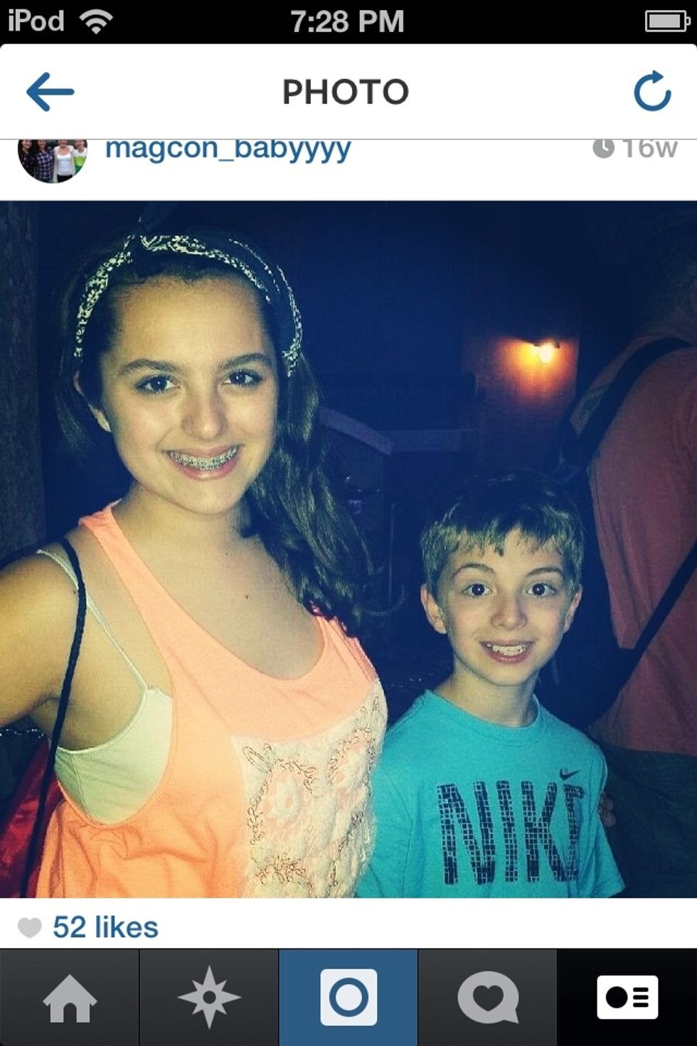 Having a close relationship with my brother will always help me along.