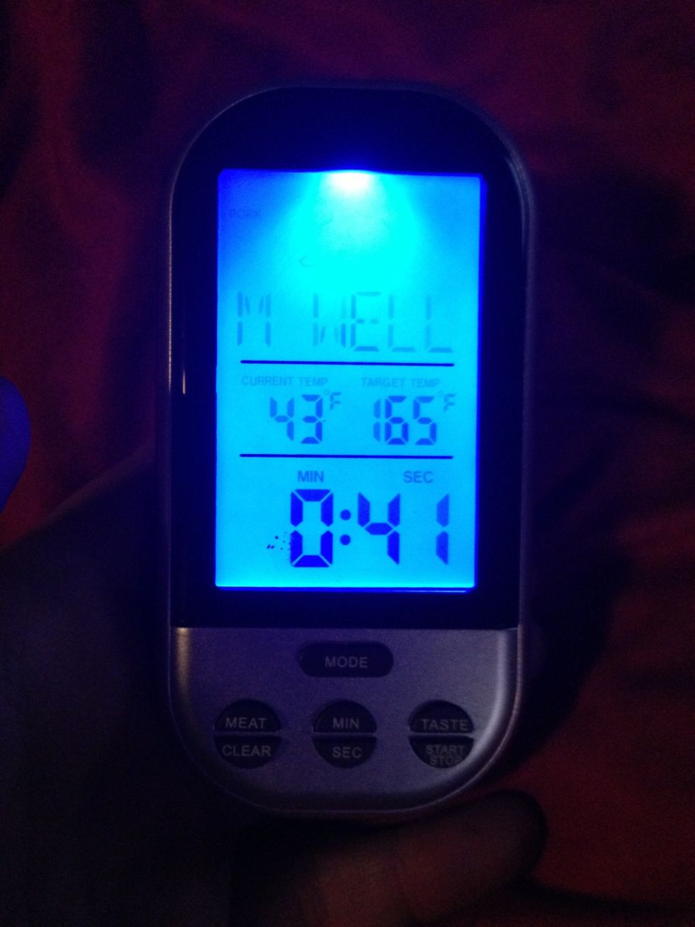 Having an internal thermometer with a remote is really handy.  This one lets me set an alarm on it as well.