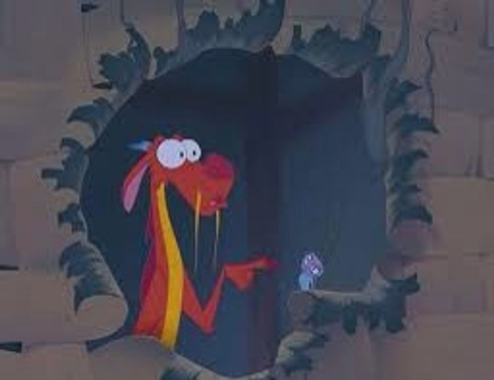 He's a girl. O_O Movie: mulan