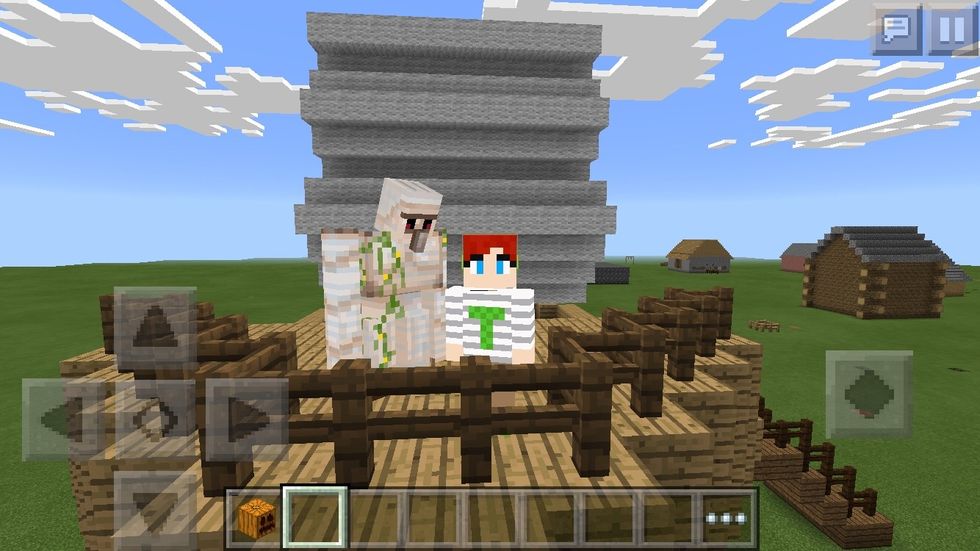 He's back to say good-bye with me! If there is something you may have trouble with, tell me and i may be able to help! And remember, comment if you want captain golem!