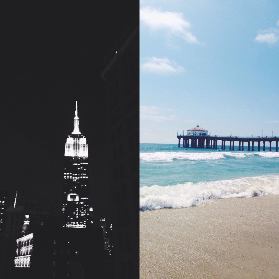 He vivido en Nueva York toda mi vida y he pasado los veranos en Los \u00c1ngeles, California con mi padre. Preferir\u00eda que mi media naranja le gustar\u00eda viajar ida y vuelta entre estas dos hermosas ciudades.