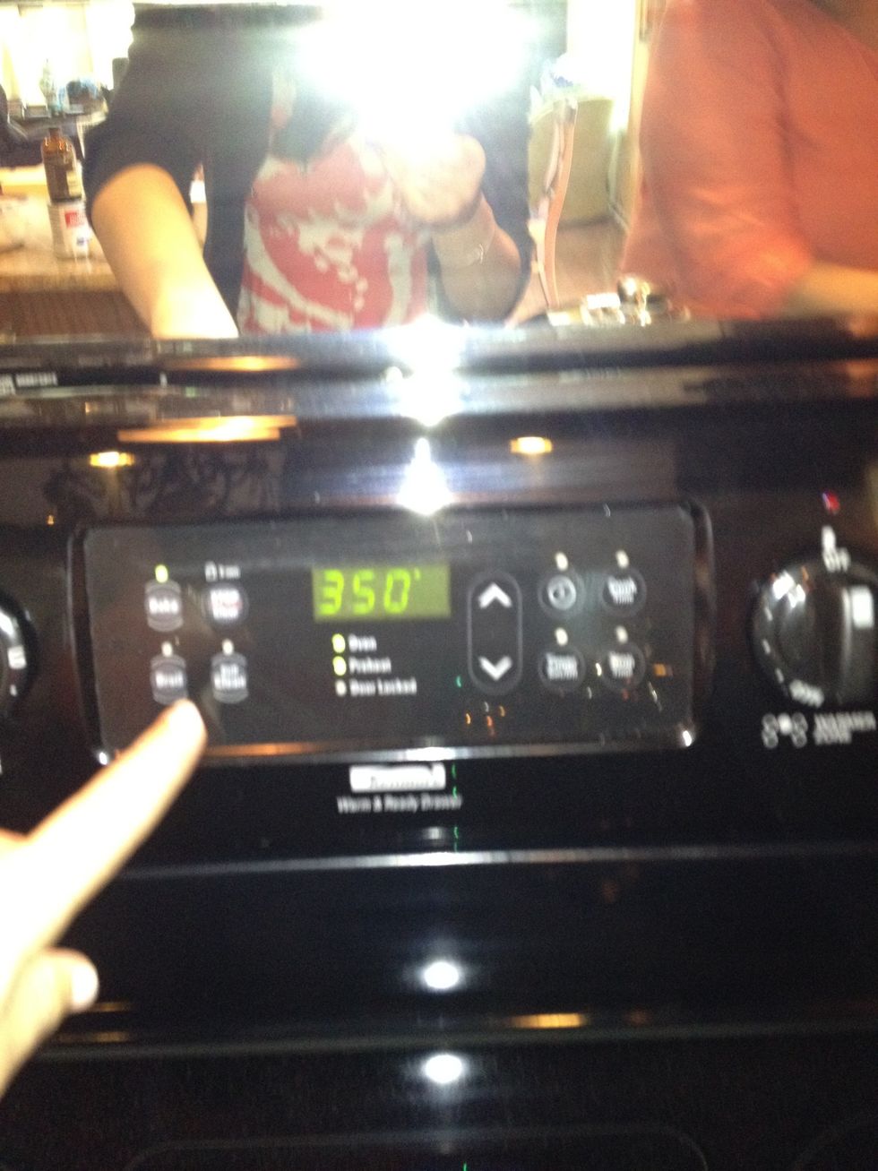 Head oven to 350 degrees