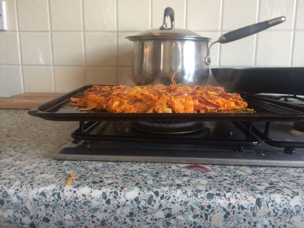 Heat a little more on stove