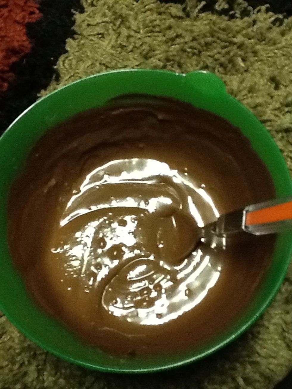 Heat chips until melty but not fully melted, then stir until fully melted and smooth (no lumps)