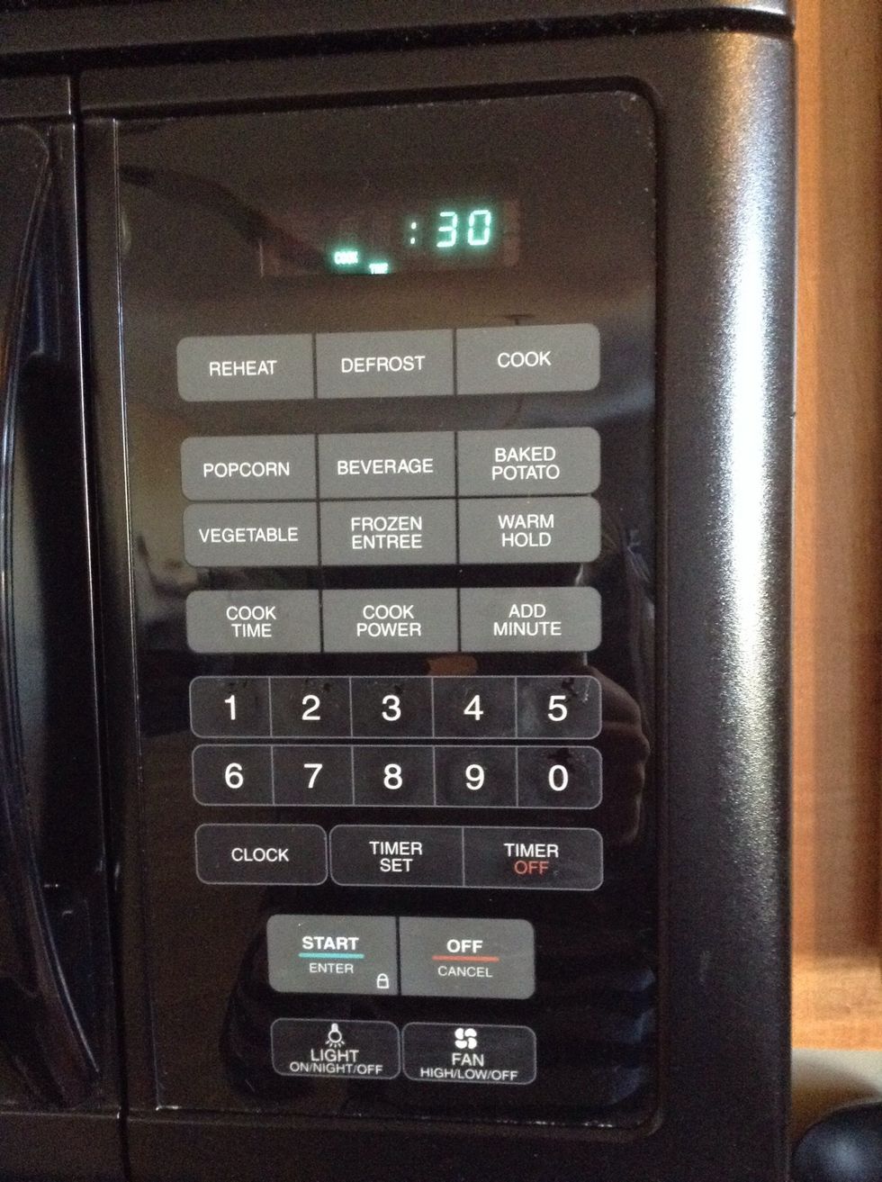 Heat chocolate for another 30 seconds.