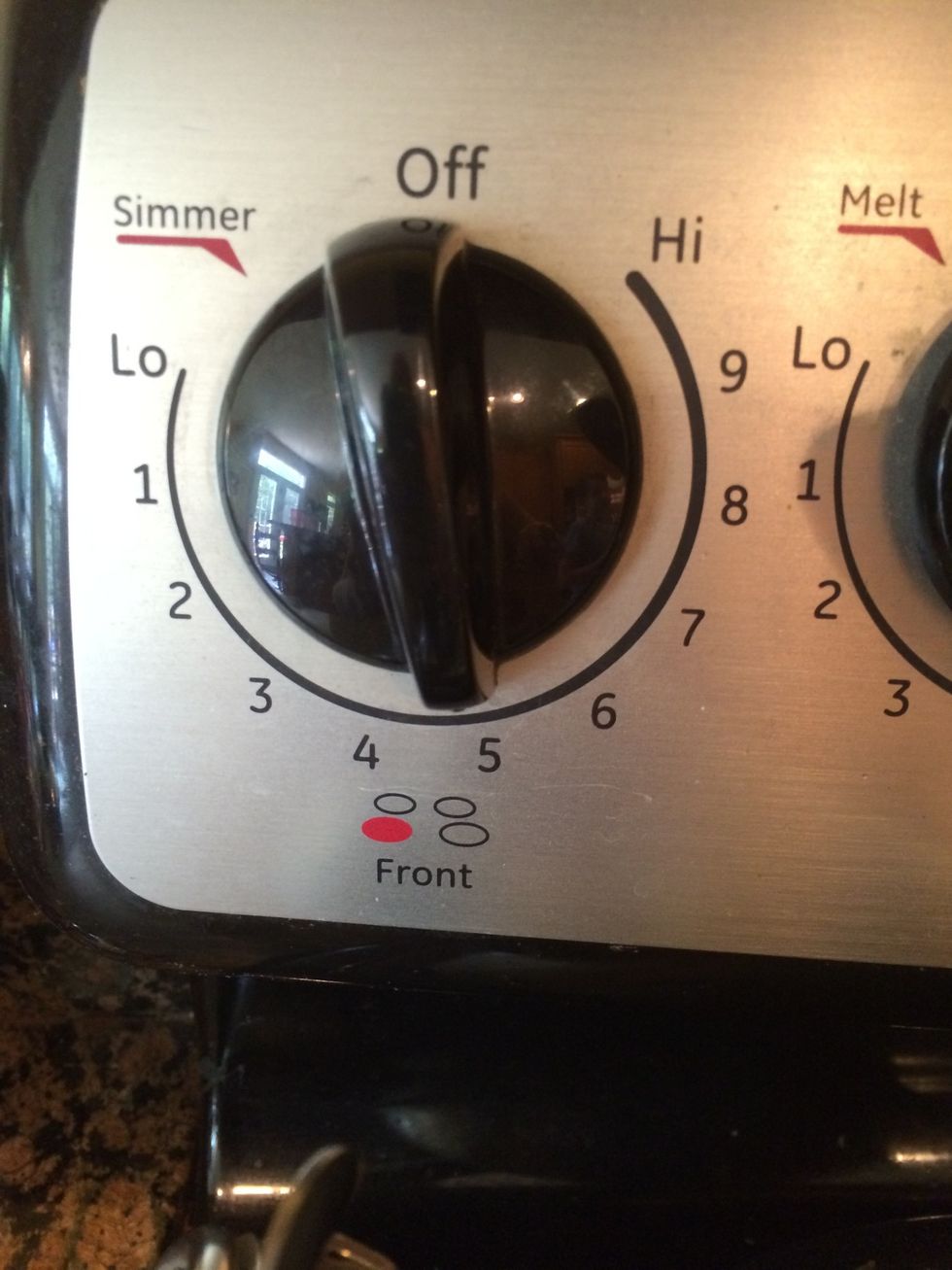 Heat eye to medium heat