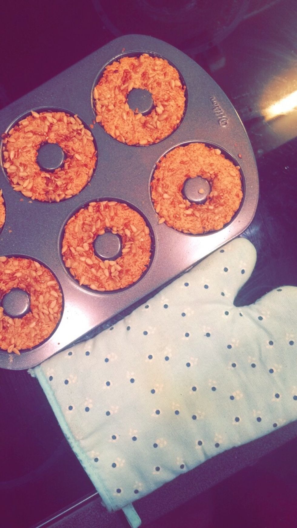 Heat for 10-15 mins on 175 degrees celcius.