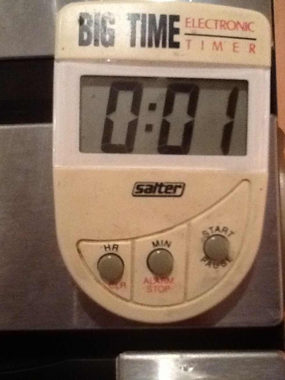 Heat for about 1:45 and then mould into place with your hands.it is useful to wear gloves because it is hot!