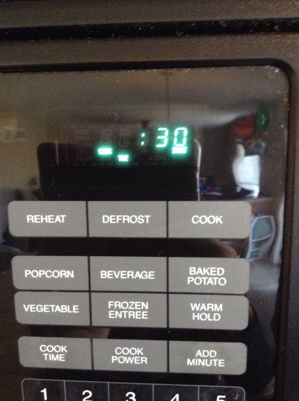 Heat for another 30 seconds.