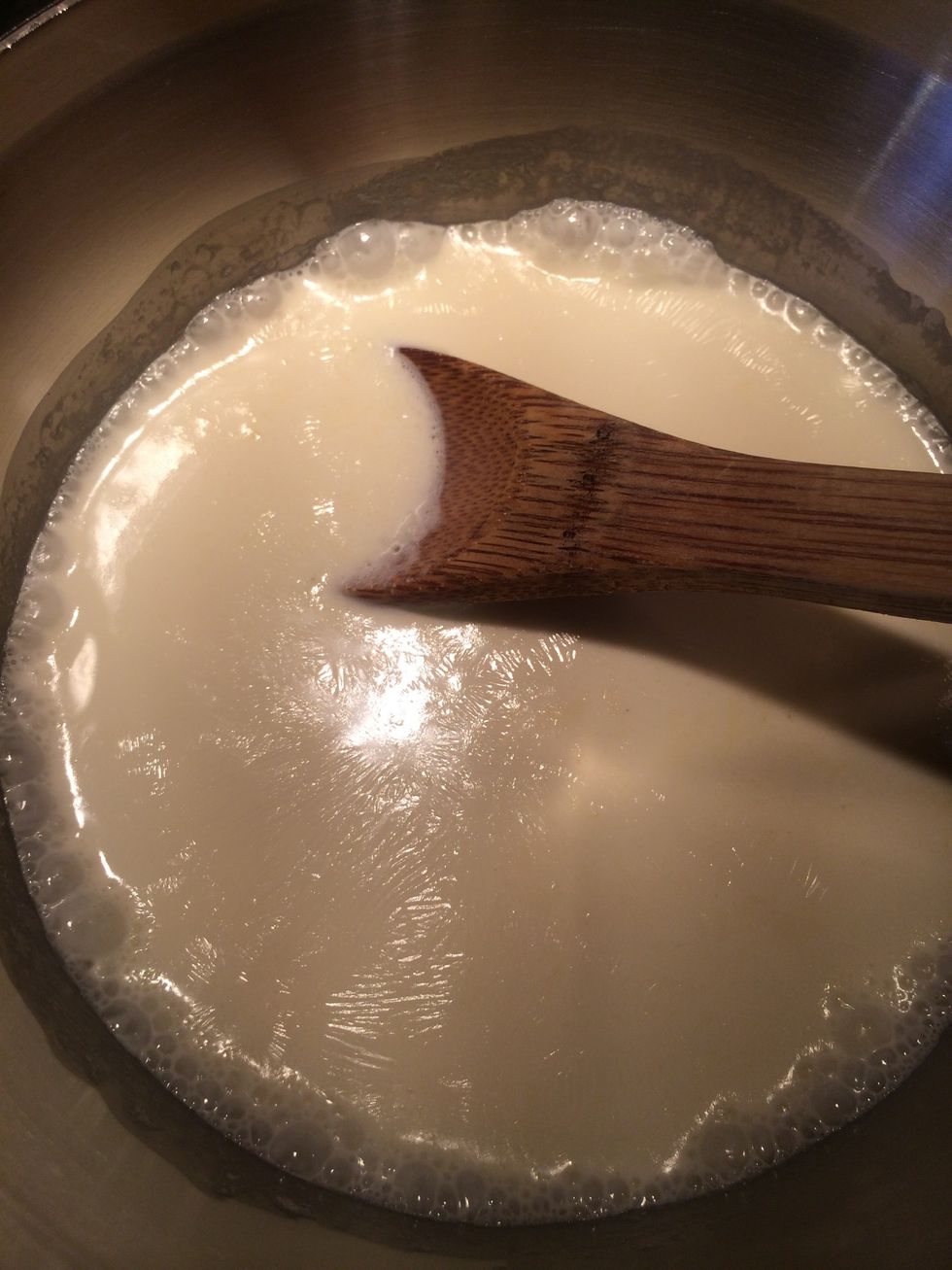 Heat just until it starts to boil.