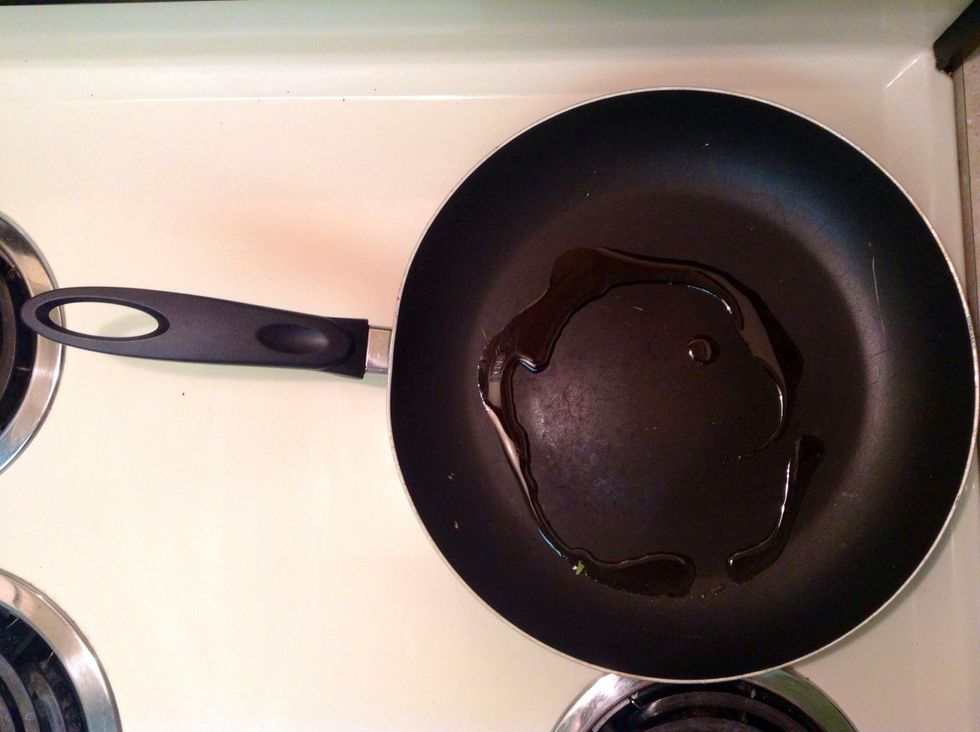 Heat oil in a large pan over medium heat. Also preheat oven to broil.
