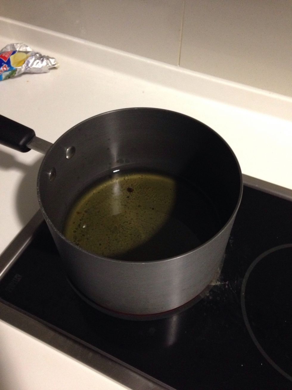 Heat oil in a pot