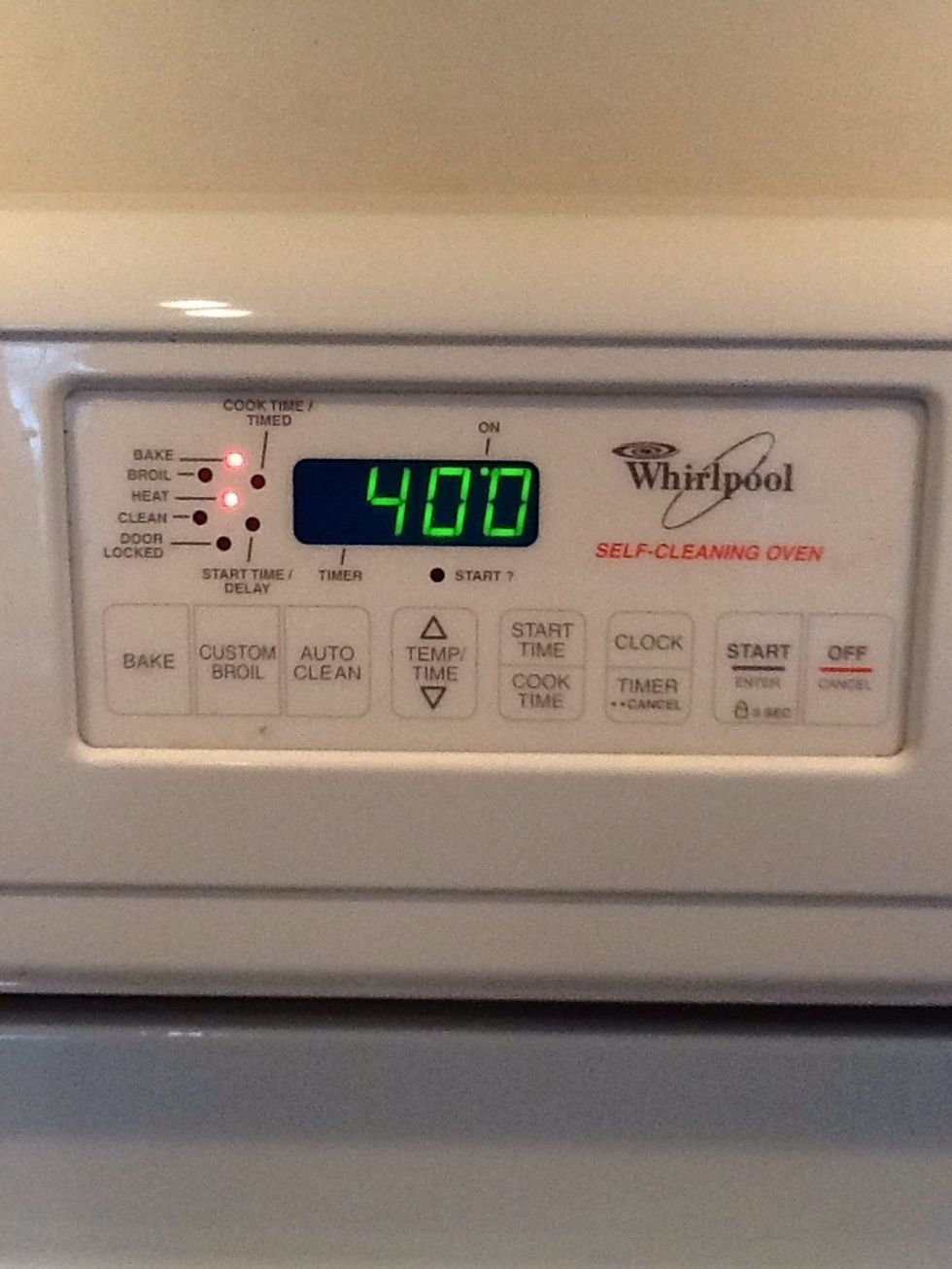 Heat oven to 400 degrees F.