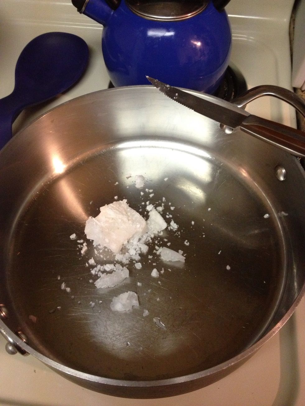 Heat pan add oil
