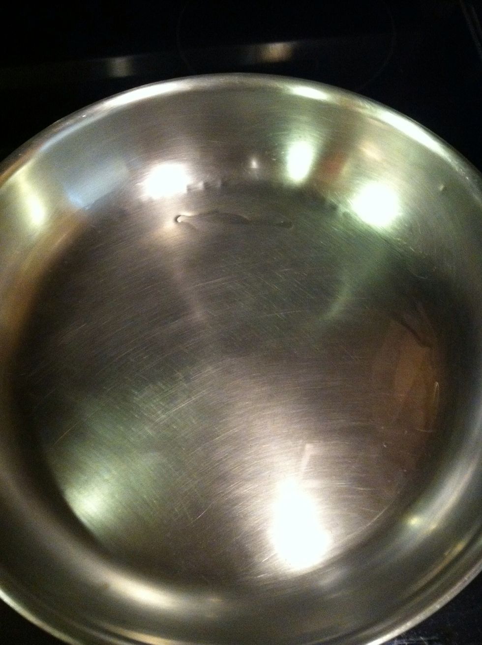 Heat pan, and add oil