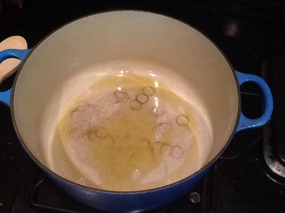 Heat some olive oil in a saucepan