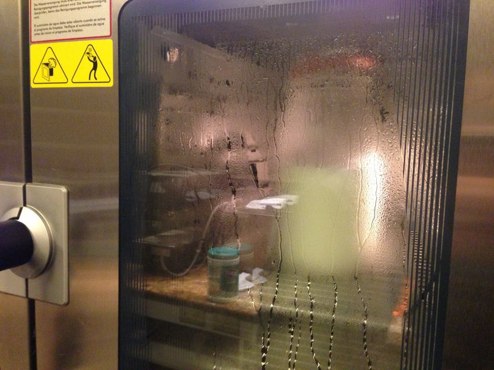 Heat the milk until it is 175F (79C).