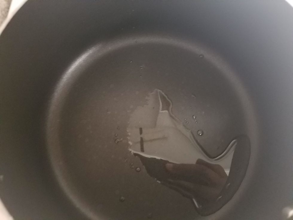Heat the oil in a large pot over medium-high heat.