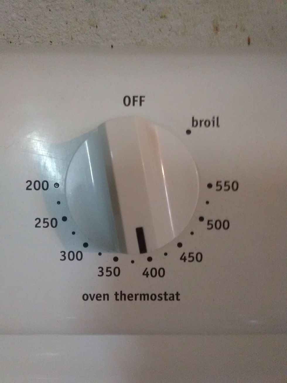 Heat the oven to 400 degrees Fahrenheit