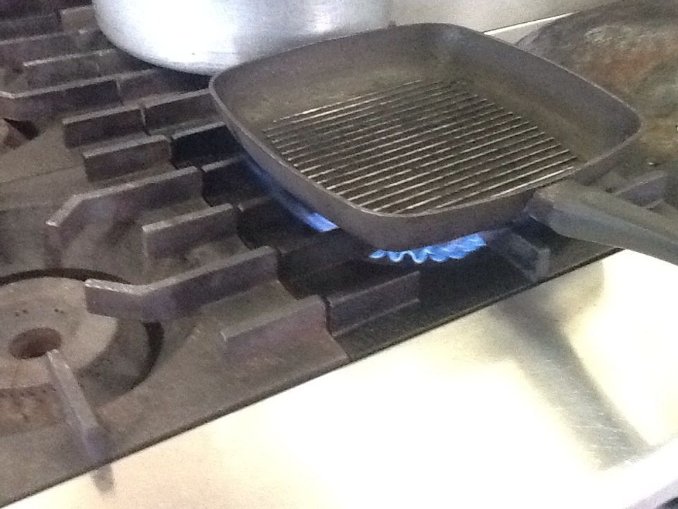 Heat the pan