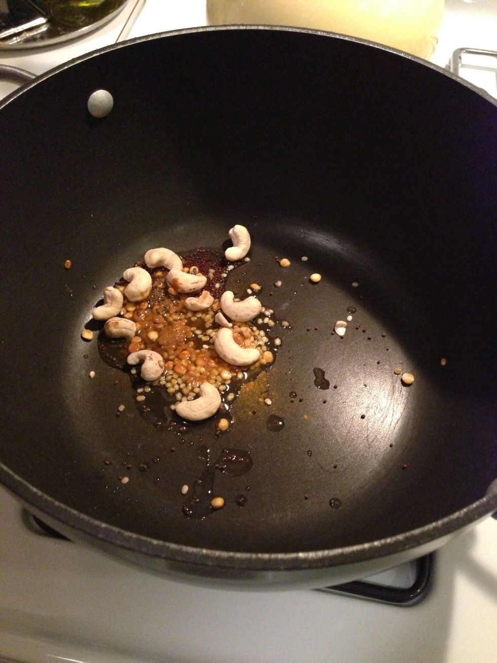 Heat to high (6-7 setting) on a stove