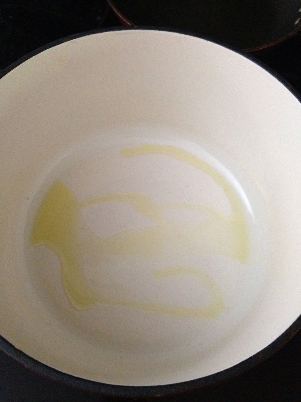 Heat to medium/ medium high and the oil on your Dutch oven or casserole. (Avoid this step if using a slow-cooker)