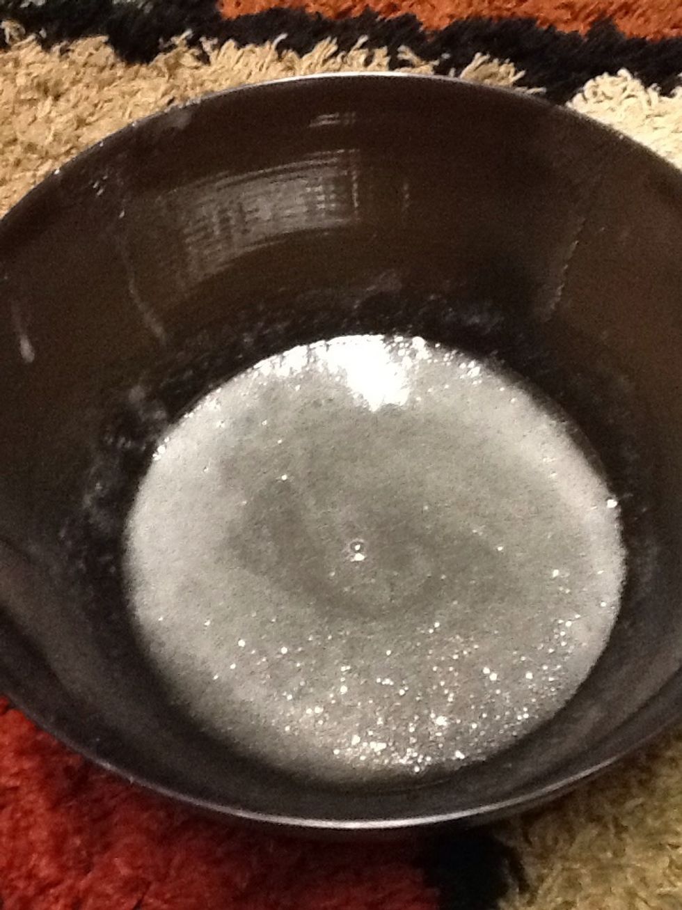 Heat until he mixture boils and is clear, not including the bubbles on top