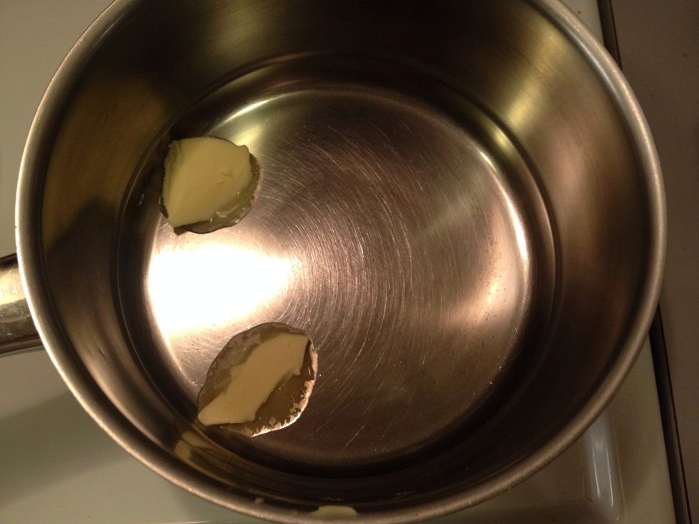 Heat up some butter in a sauce pan.