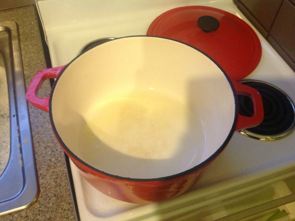 Heat up some veg oil