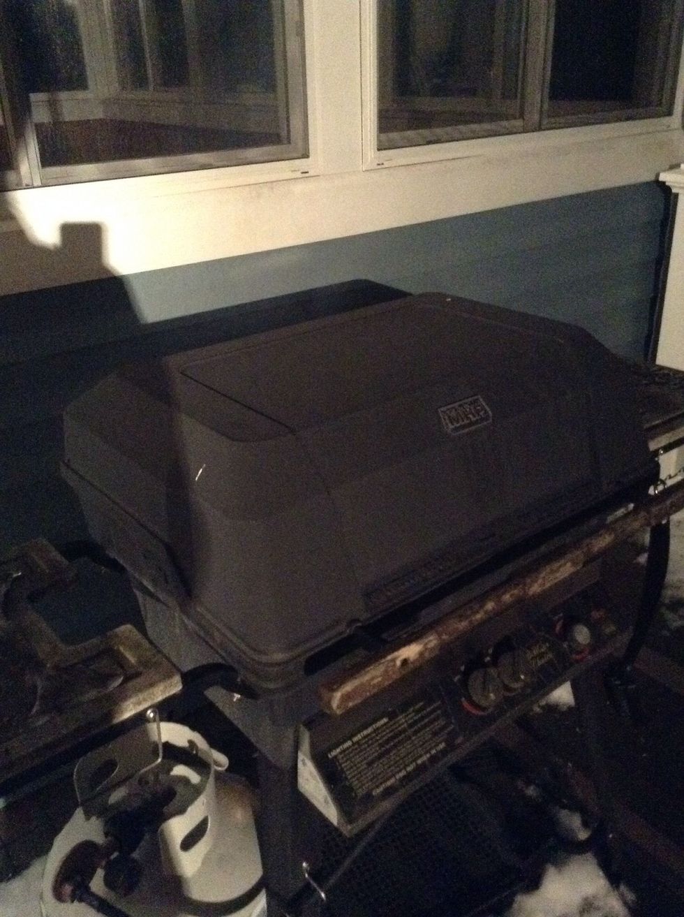 Heat up the grill