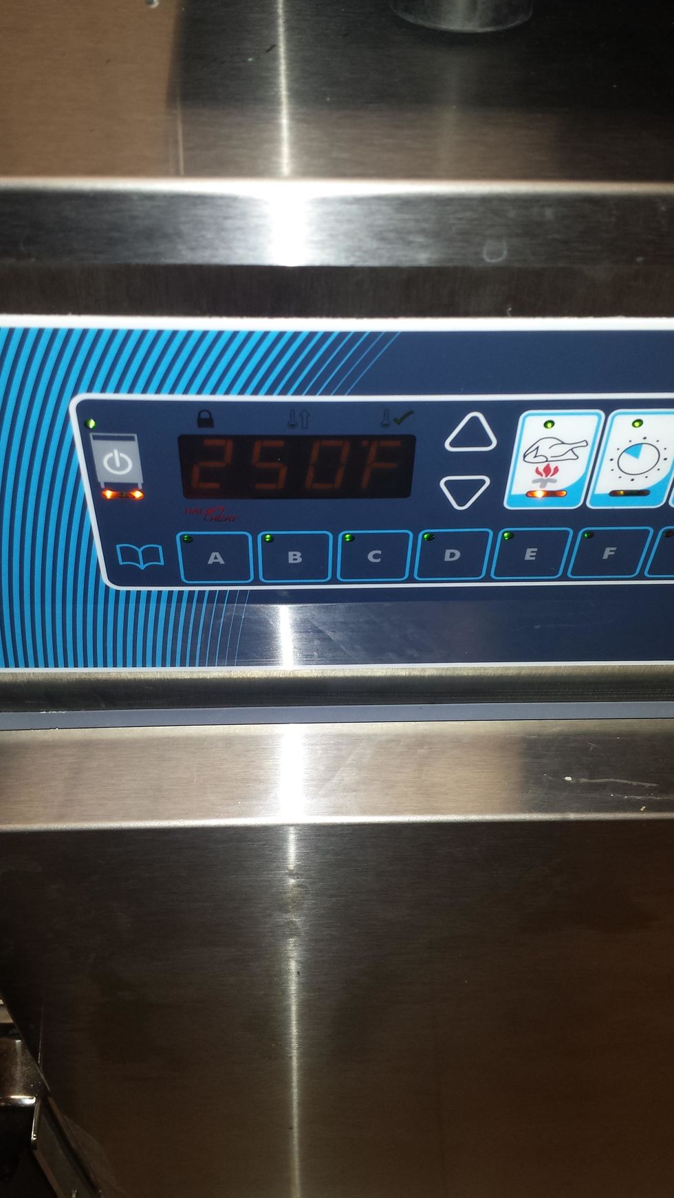 Heat your cook and hold to 250F, you can increase the heat but if you are going to make overnight there is no benefit. Pour the baking soda on a parchment lined sheet pan.