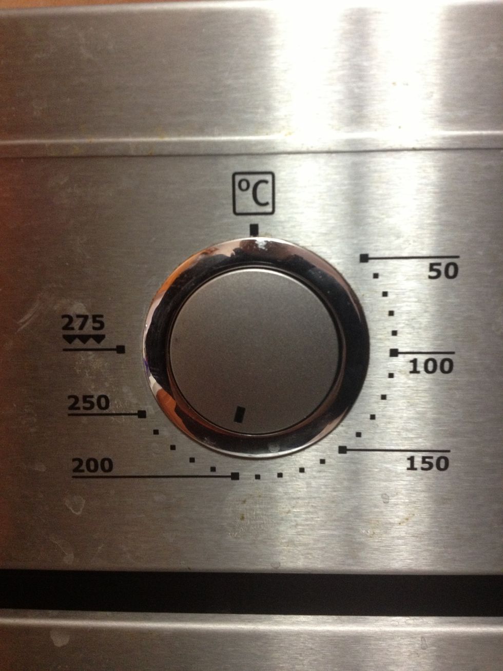 Heat your oven to 200 degrees c