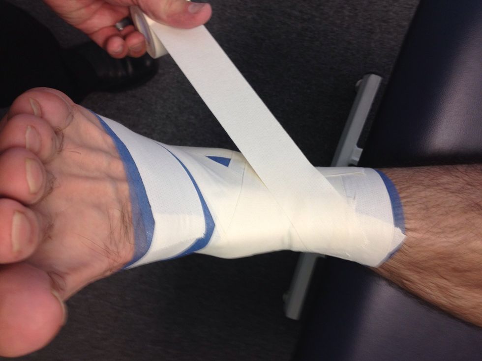 How to tape an ankle B+C Guides