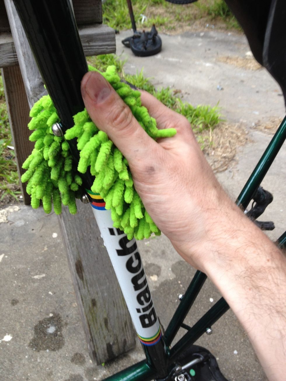 Hell, just give the whole bike a proper wash & detail. Fixies are at least 50% fashion. What's the point if your ride's not looking tight?