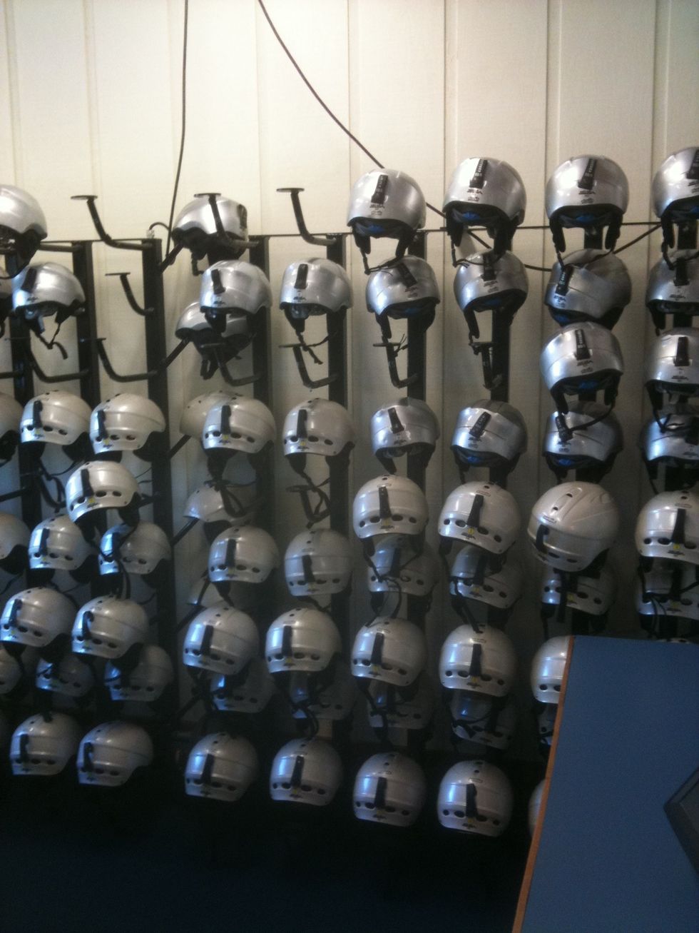 Helmet should be used trees are hard