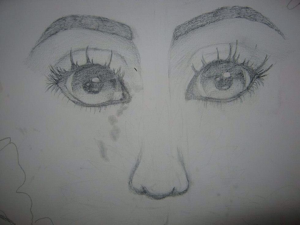 HELP!  MAKE THE SHADOWS OF THE FACE IS EASY. YOU HAVE TO FOLLOW THE SAME STEPS THAT YOU DO WHEN YOU USE MAKE UP.